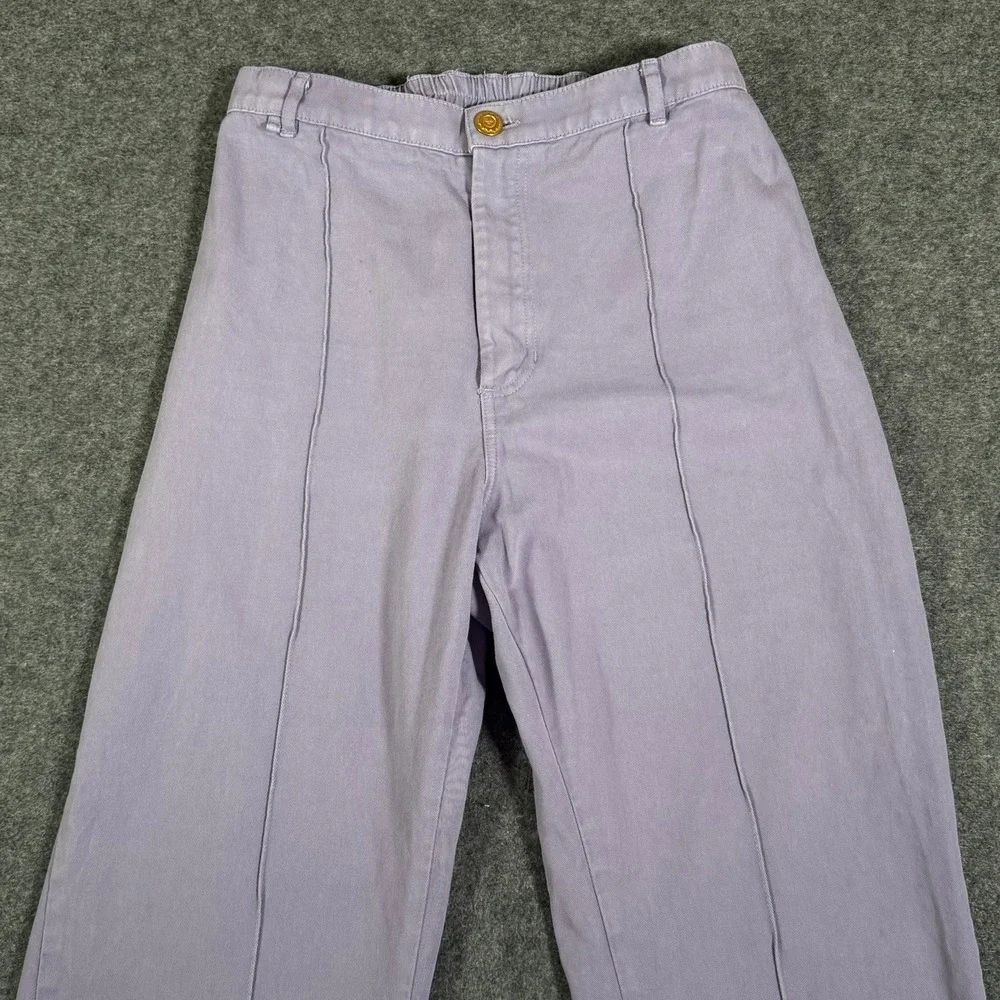 Big Bud Press Western Pants Lilac Purple High Waisted Cotton Straight Leg M